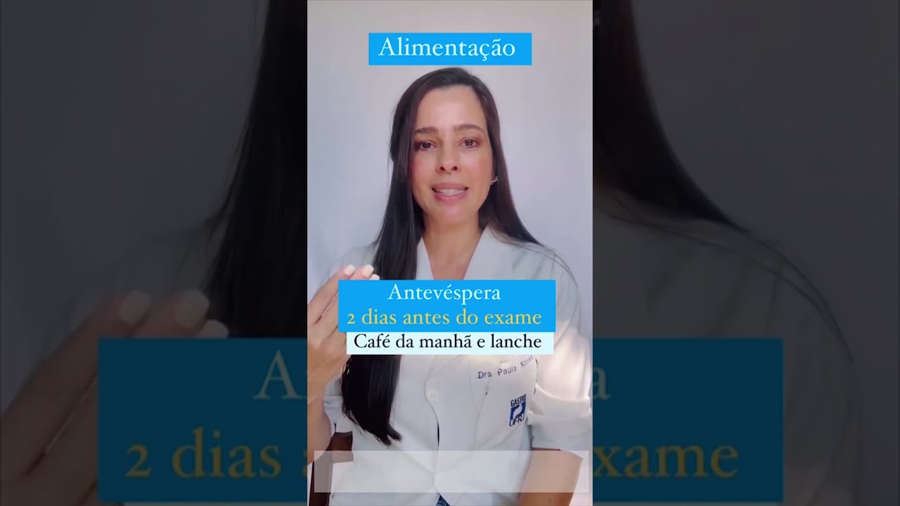 O preparo para exame de colonoscopia no Hospital Universitário Clementino Fraga Filho