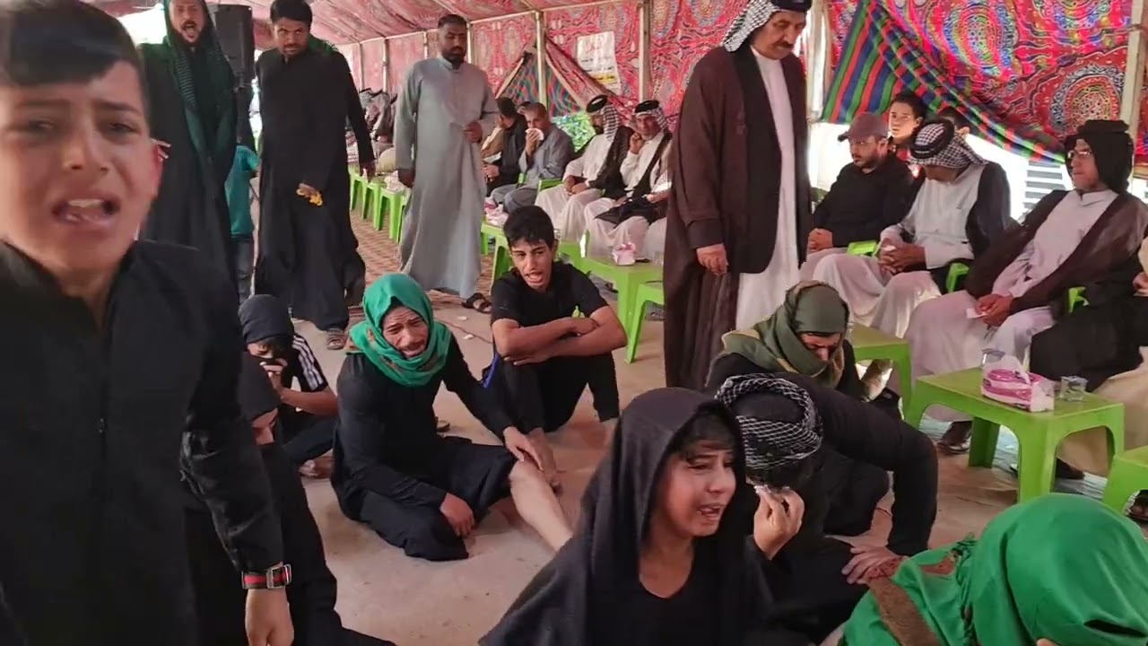 الناعي السيد حسن البخاتي فاتحة المرحوم السيد عبد السيد واحد