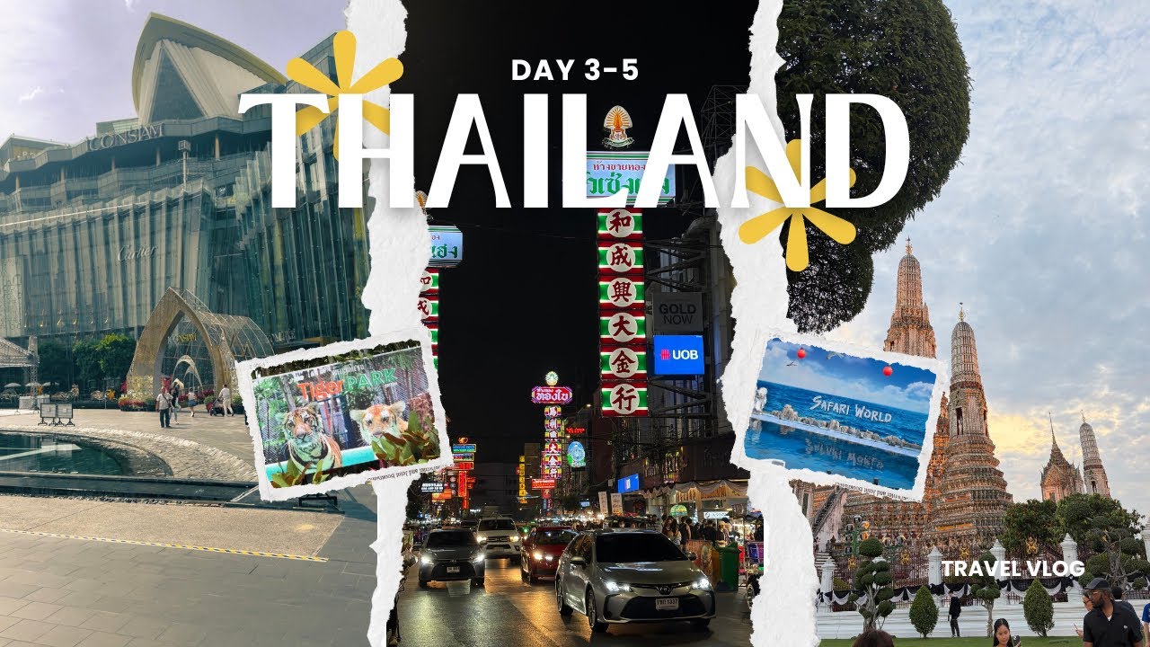 Thailand Trip Final Part 🇹🇭 | Bangkok + Safari World | Days 3–5