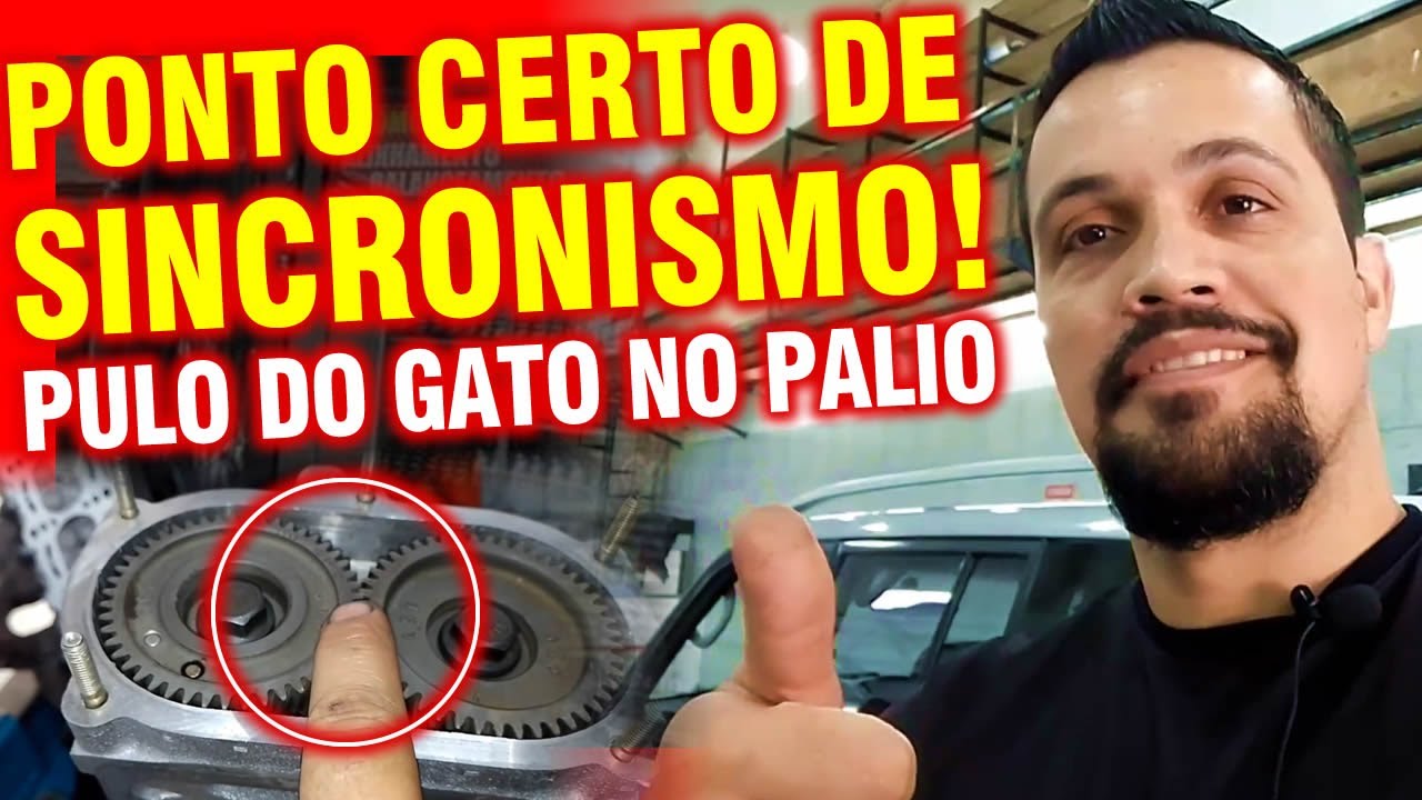 [PULO DO GATO] Ponto de Sincronismo correto  | Palio Fire 1.0 16v 2001 Dicas Engrenagens e Comando
