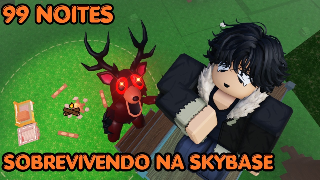 99 NOITES NA SKYBASE COM OS INSCRITOS! | 99 NOITES NA FLORESTA - ROBLOX