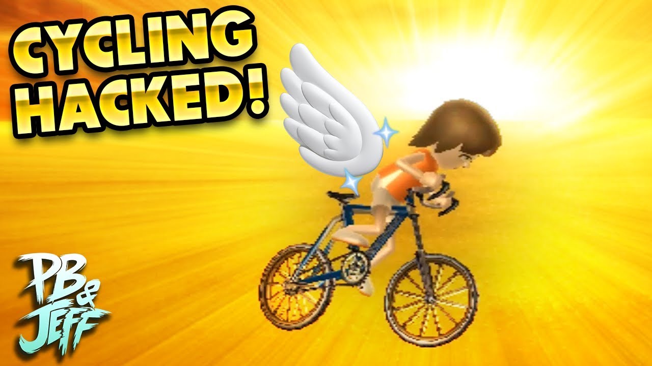 Wii Sports Resort but it's HACKED | Cycling