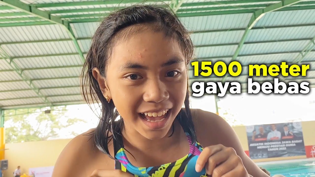 Pertama Kali Yaya Turun di Nomor 1.500 Meter Kejuaraan Renang Single Stroke di Bandung