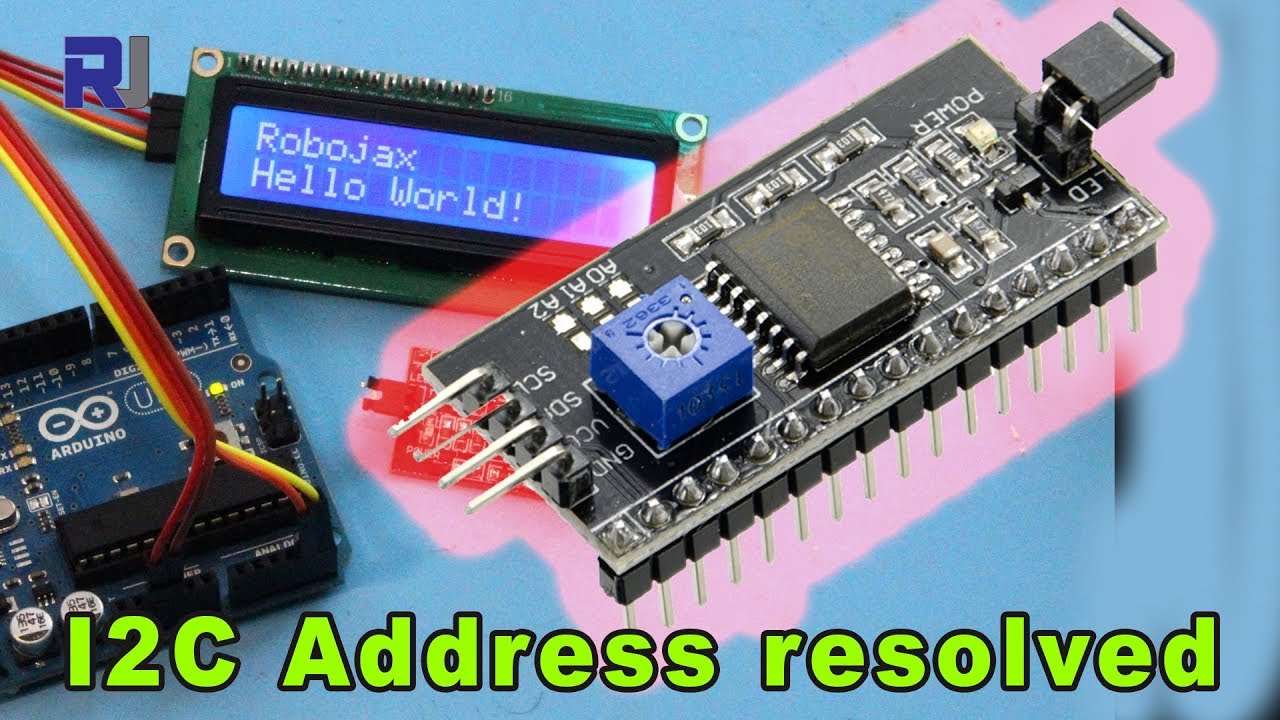 Объяснение адреса LCD1602 I2C для Arduino и как установить адрес I2C RJT101