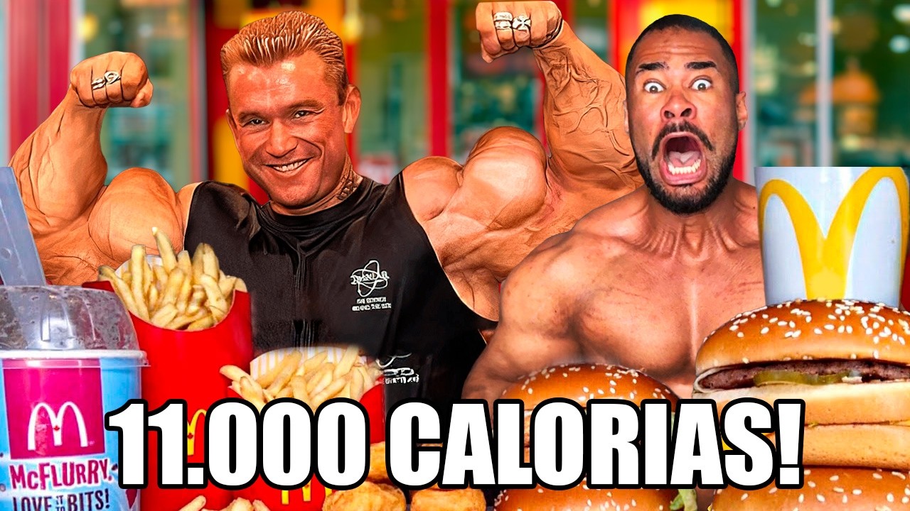 FIZ A DIETA DE 11.000 CALORIAS DO LEE PRIEST E OLHA COMO FIQUEI!