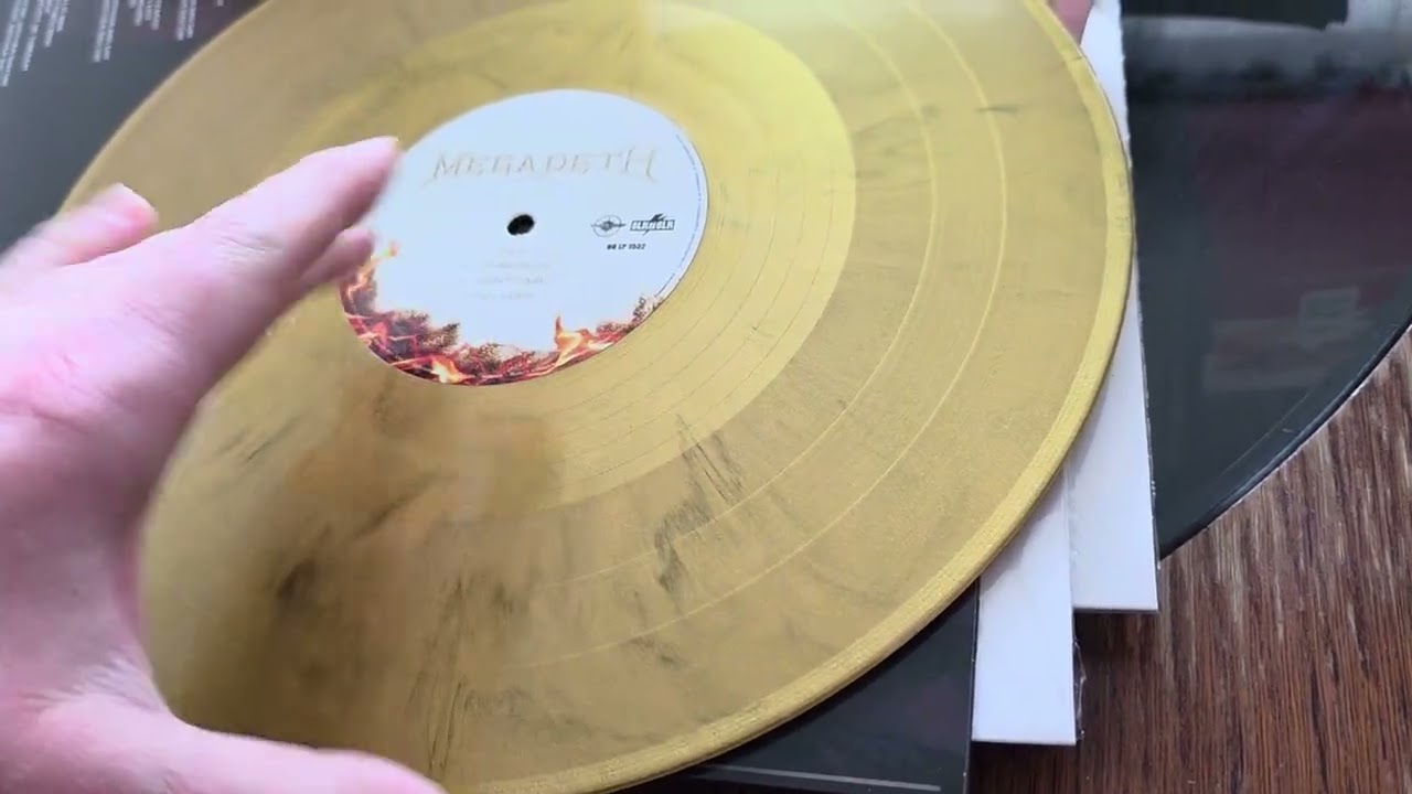 Megadeth – Megadeth BB Vinyl 1532GKIM 2 x LP, Gold Black Ice Marble