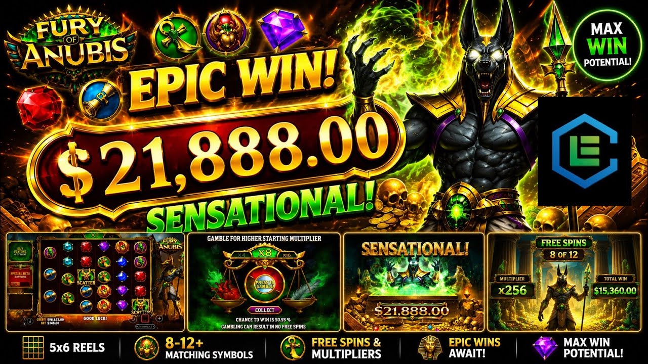 Fury of Anubis Gameplay: 368,640 USDT Win on Super Spin 2
