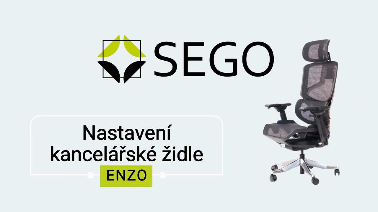 Perfektní nastavení kancelářské židle ENZO: Získejte maximální pohodlí při práci