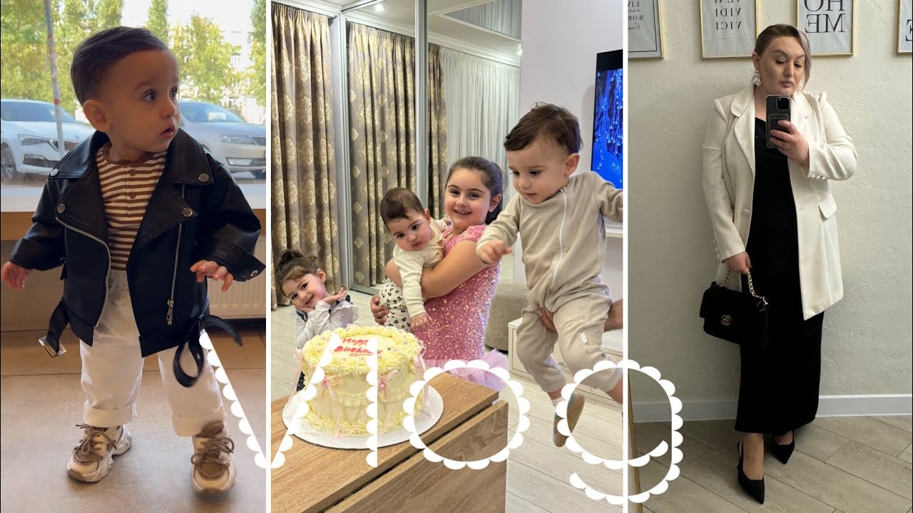 Vlog:🎂Իմ և Անուշիկիս ծնունդը։ Դավիթիս առաջին խաղերն ու նոր մազերը։ Շոփփինգ🛍️Քույրս եկավ իր դստեր հետ