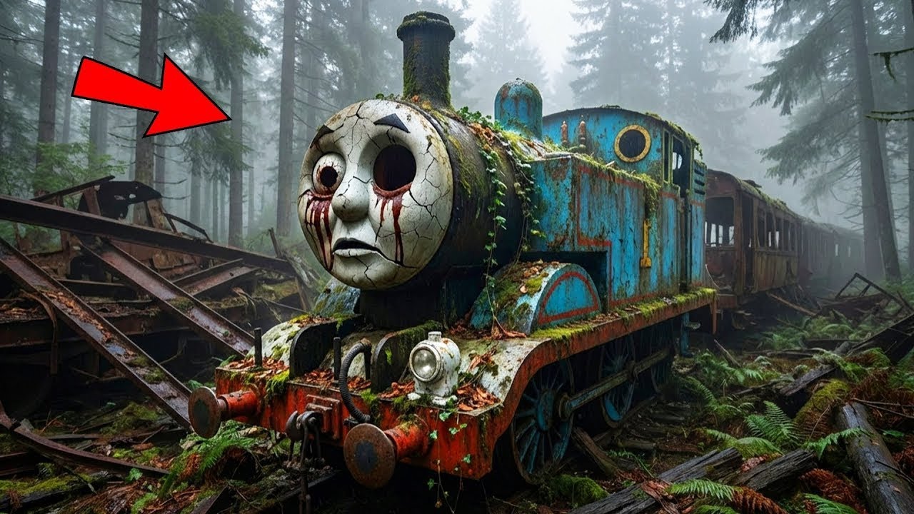 I Found a Cursed Thomas Train in the Woods… ASMR Full Restoration