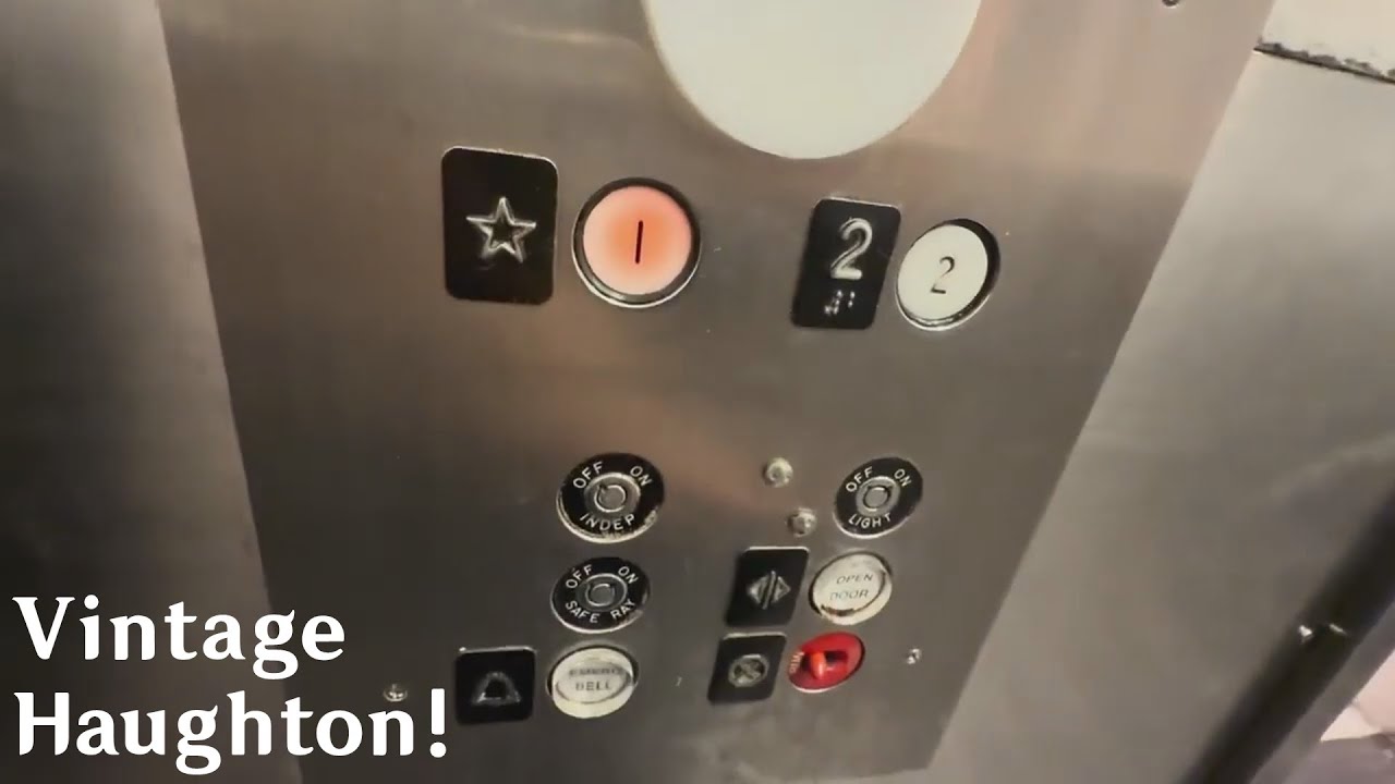Vintage Schindler Haughton Hydraulic Elevator at Macy's, Kahala Mall - Honolulu HI