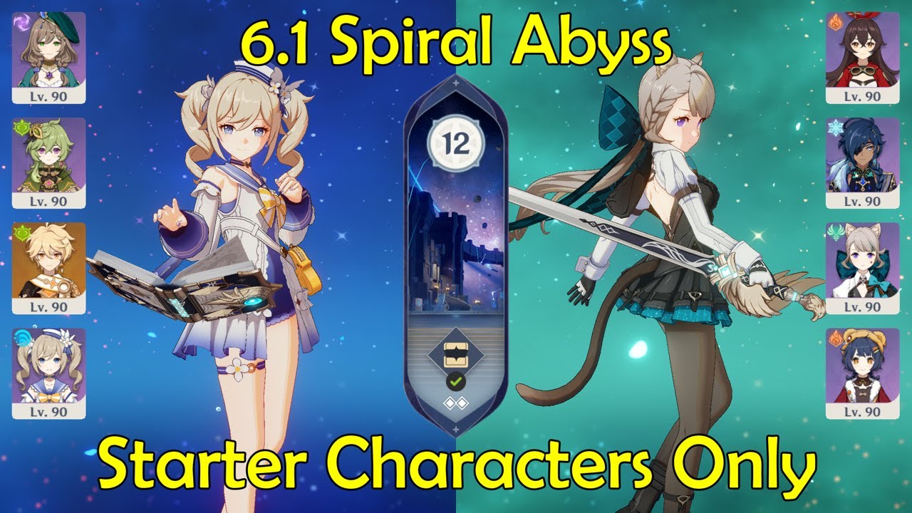 Starter Characters Only: 6.1 Spiral Abyss