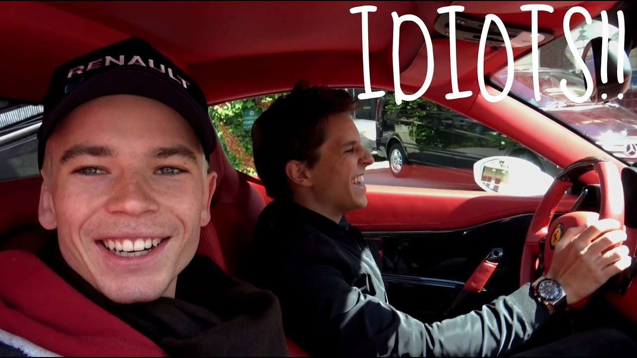 2 IDIOTS IN A FERRARI!!