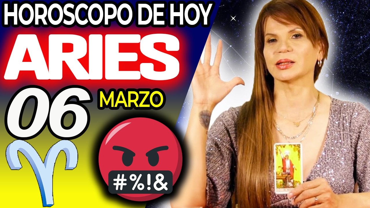 ARIES ♈VIENE ALGO FUERTE🤬QUE PASA POCAS VECES❗️😱 Horóscopo De Hoy 6 De Marzo 2026 | Mhoni Vidente