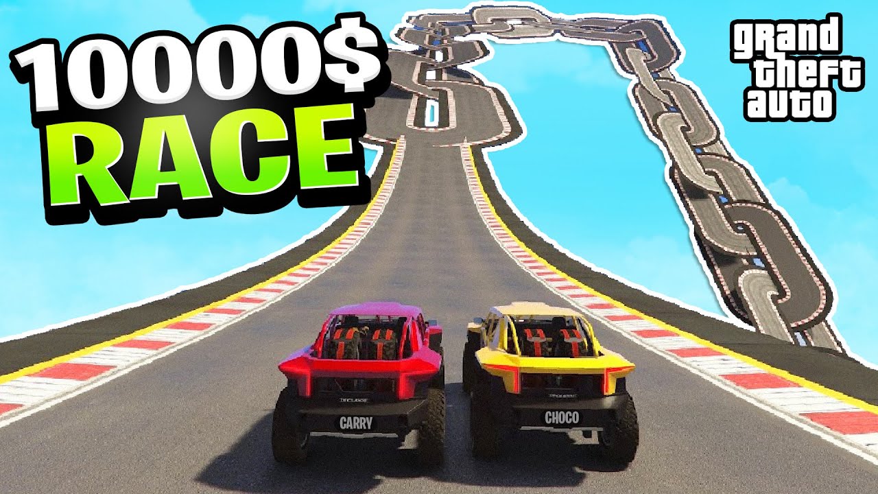 I BOOLIED @itsaang @CarryisLive  IN THIS GTA FACE 2 FACE RACE! 😂😂