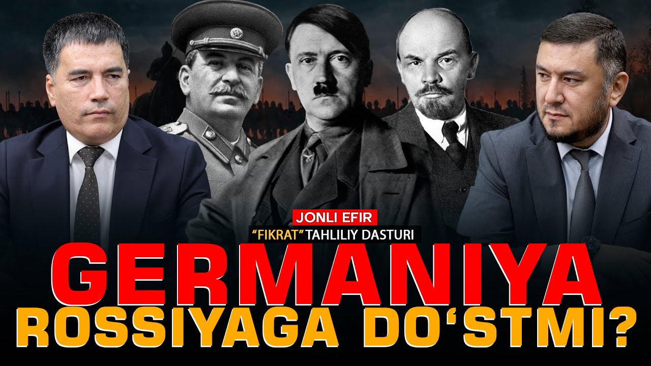🔴Urushlar. Germaniya Rossiyaga doʻstmi? #fikratuz