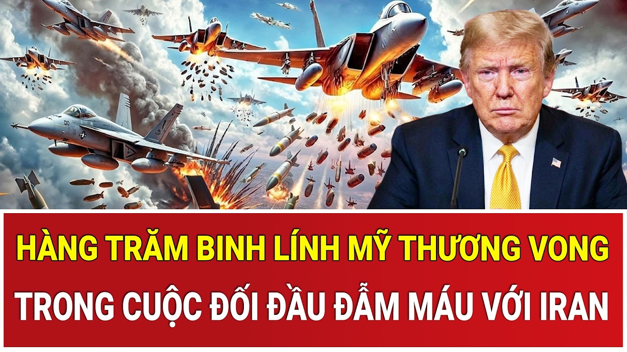 Thảm kịch Trung Đông: Hàng trăm binh lính Mỹ thương vong trong cuộc đối đầu đẫm máu với Iran