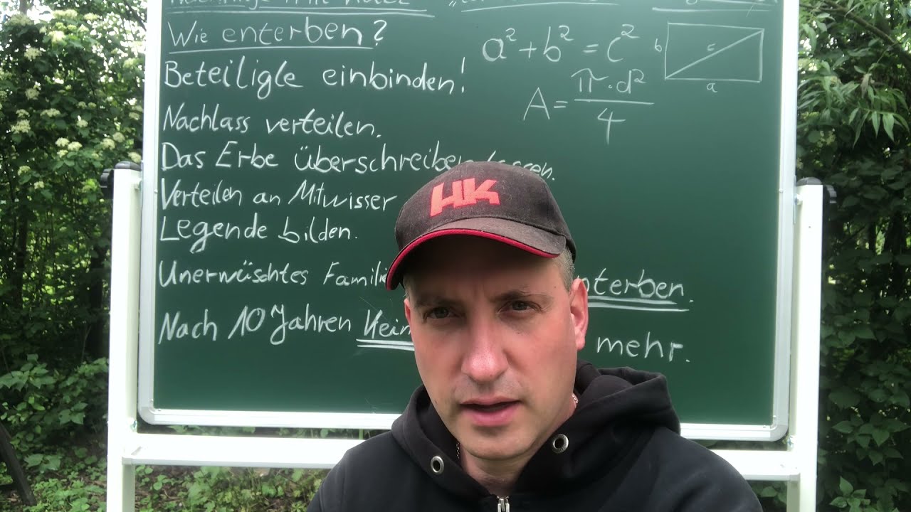 Familienmitglied enterben. Erbe oder Pflichtteil nicht ausbezahlen.