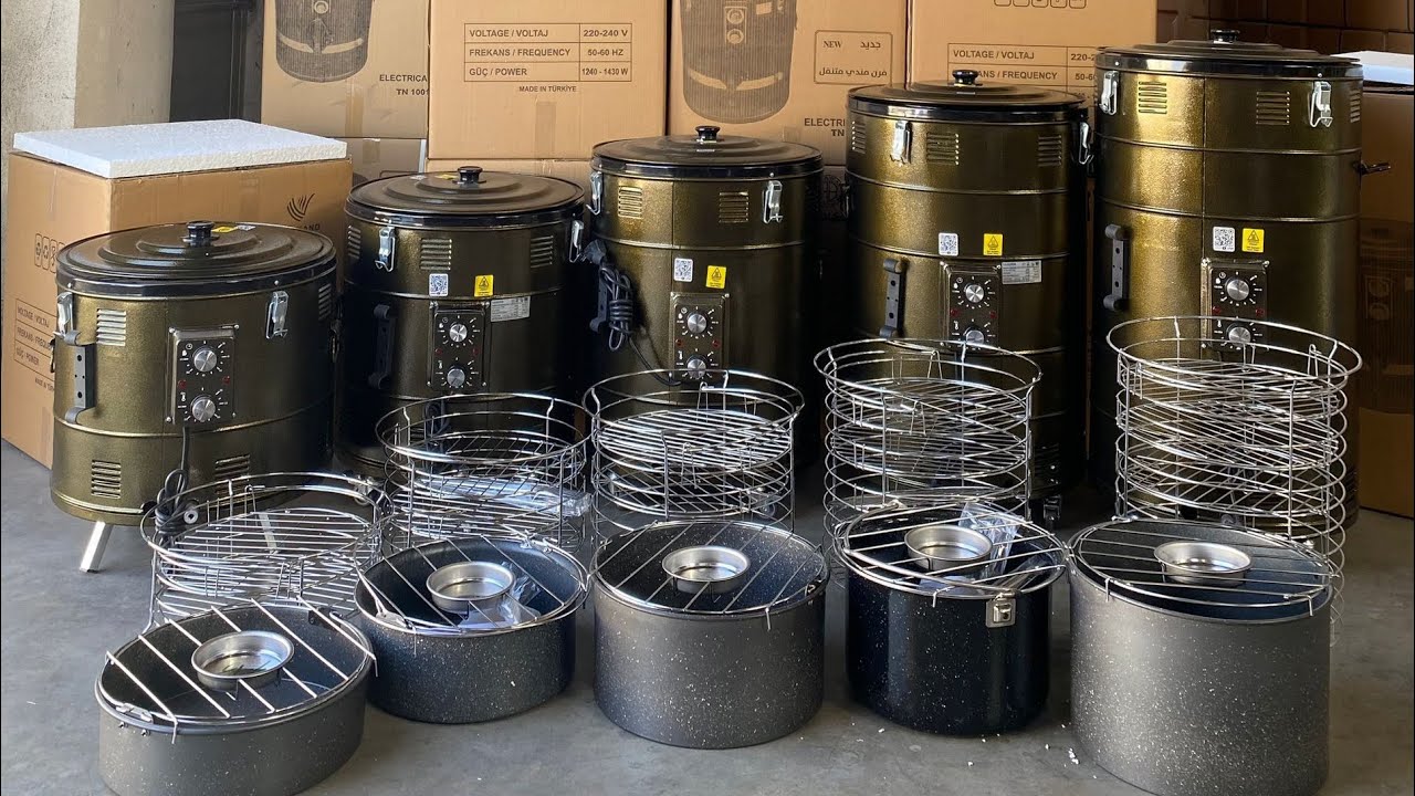 شرح كامل عن مكونات وطريق استخدام فرن المندي الجديد المتنقل للمنزل والرحلات يعمل بالكهرباء والغاز