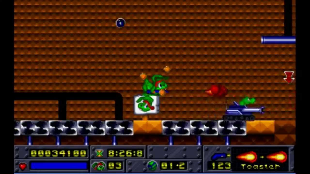 Jazz Jackrabbit DOS Walkthrough 7 - Fanolint