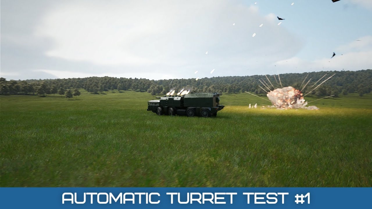 Modular Vehicle Vol. 2 - Automatic Turret Test #1