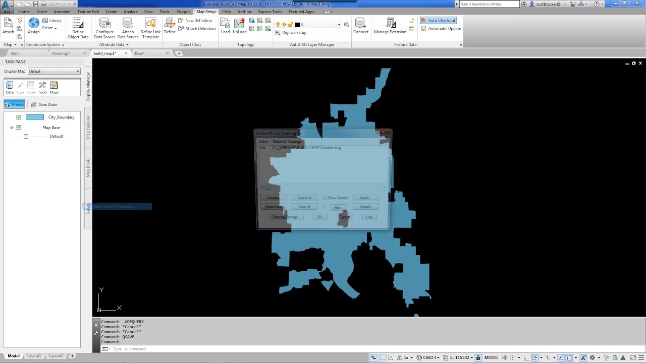 Introduction to the AutoCAD Map 3D Toolset