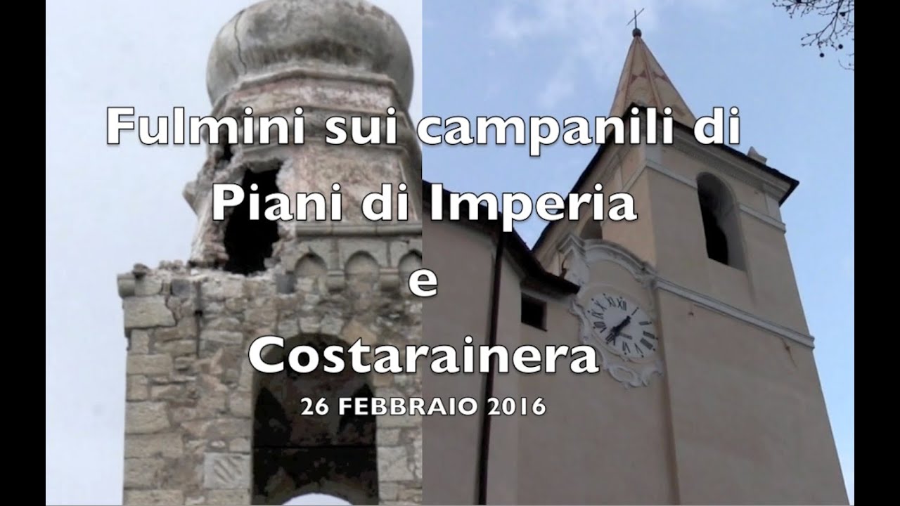 Due fulmini che colpiscono contemporaneamente due campanili un segno divino ?
