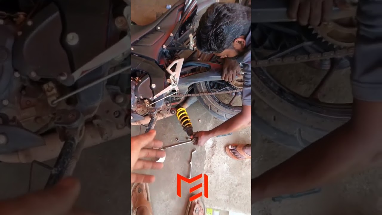 MT15 MONO SHOCK absorber Replacement #mt15 #automobile #sportsbike #trending #MONOSHOCK