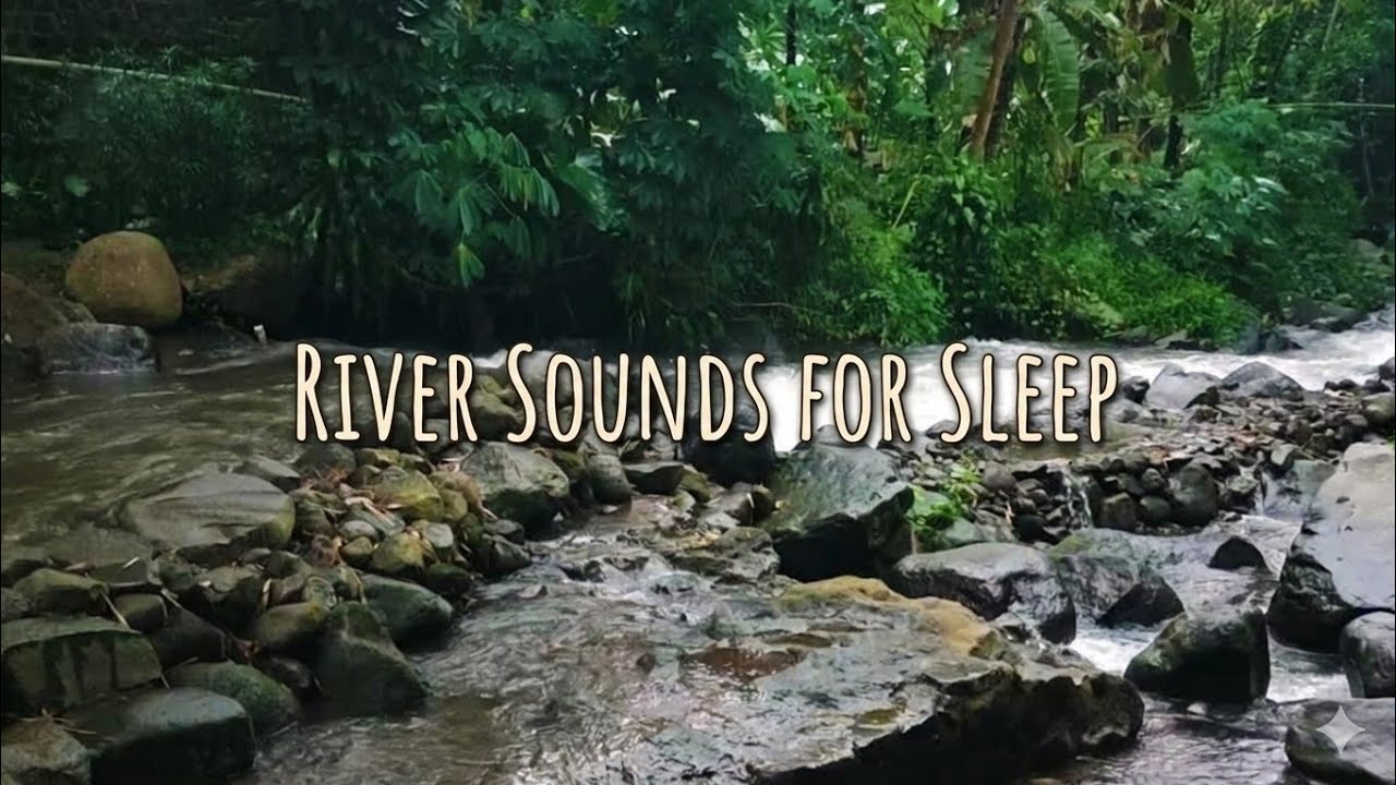 🌿 River Sounds for Deep Sleep & Relaxation | Calm Flowing Water in Nature 🌊