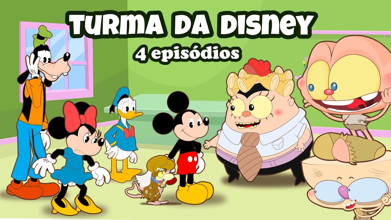Mongo e Drongo atormentam o Mickey, Pato Donald, Pateta e Minnie!