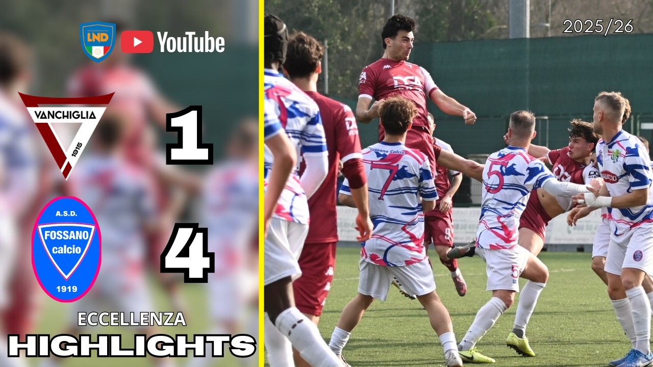 Giornata difficile per il Vanchiglia | Fossano vince 4-1
