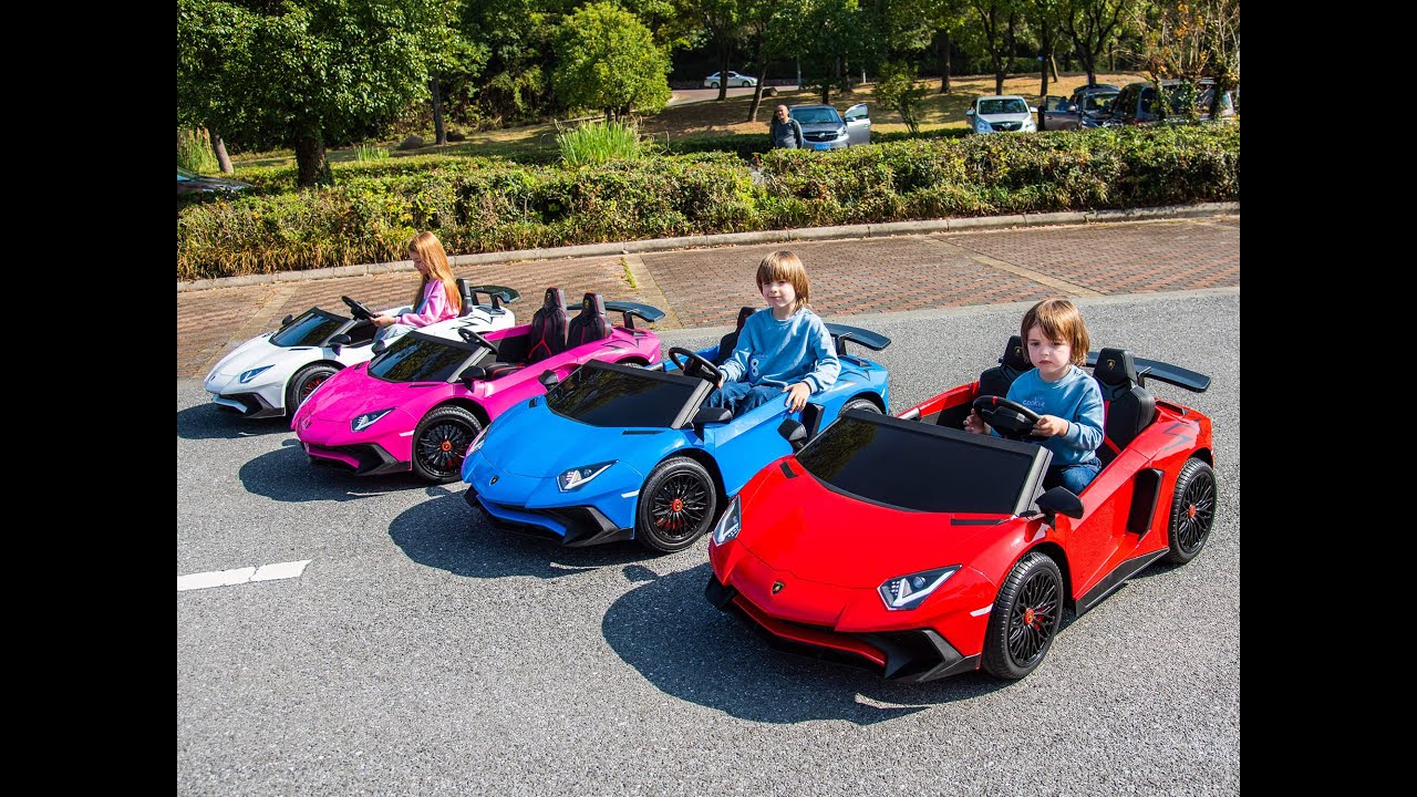 Big Toys Direct 24V Lamborghini Aventador 2 Seater Ride on Car for Kids
