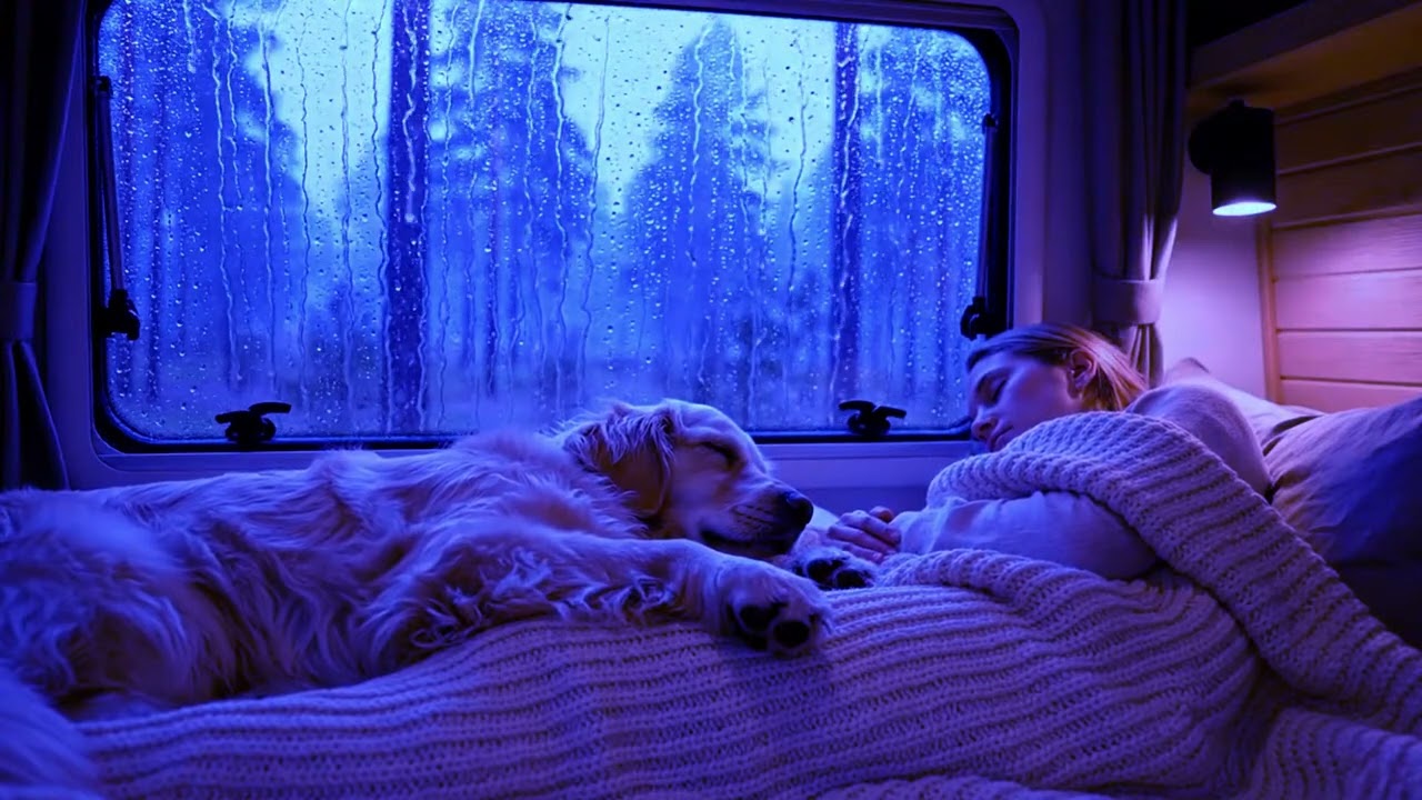 Thunder and Rain Sounds for Sleeping Calmly Through the Night