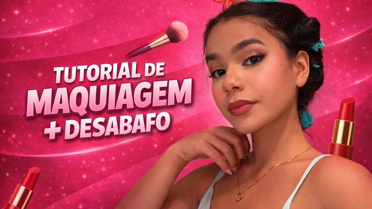 Tutorial de make fácil e efeito maquiadora profissional |desabafo sobre profissão e ter 17 anos💋💄