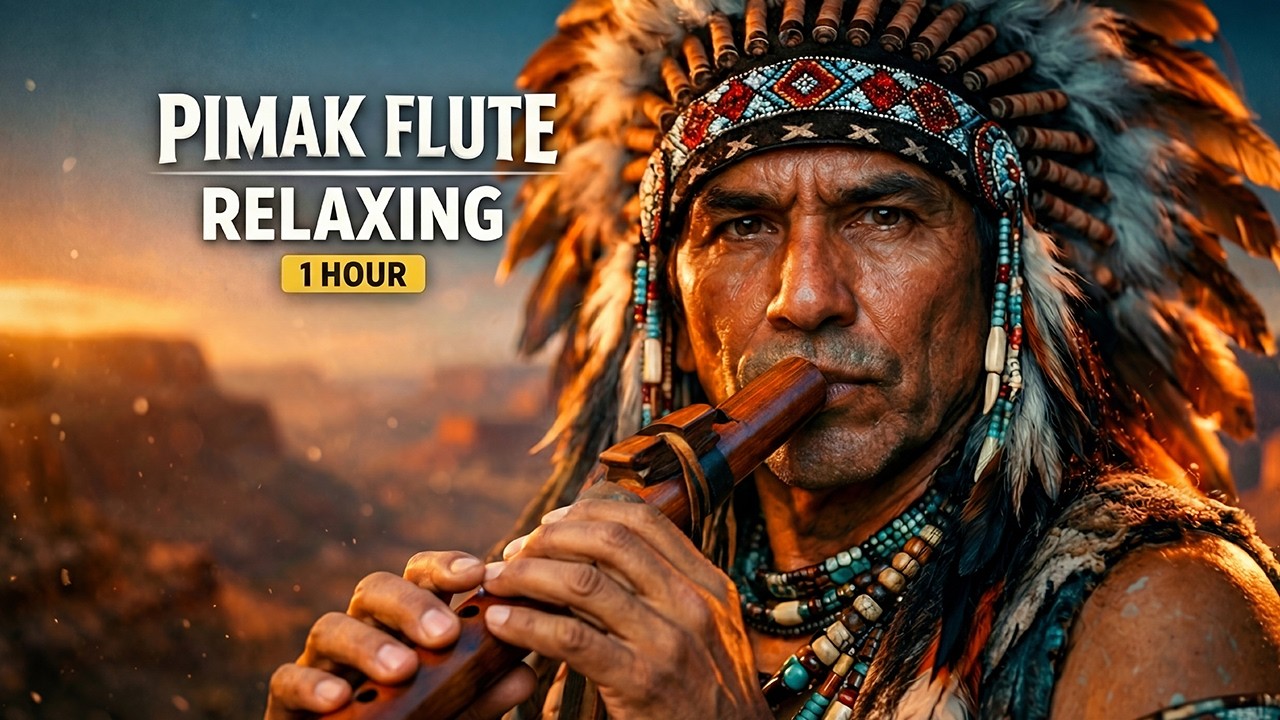 Relaxing Music (1 Hour) | Native American Flute (Pimak)