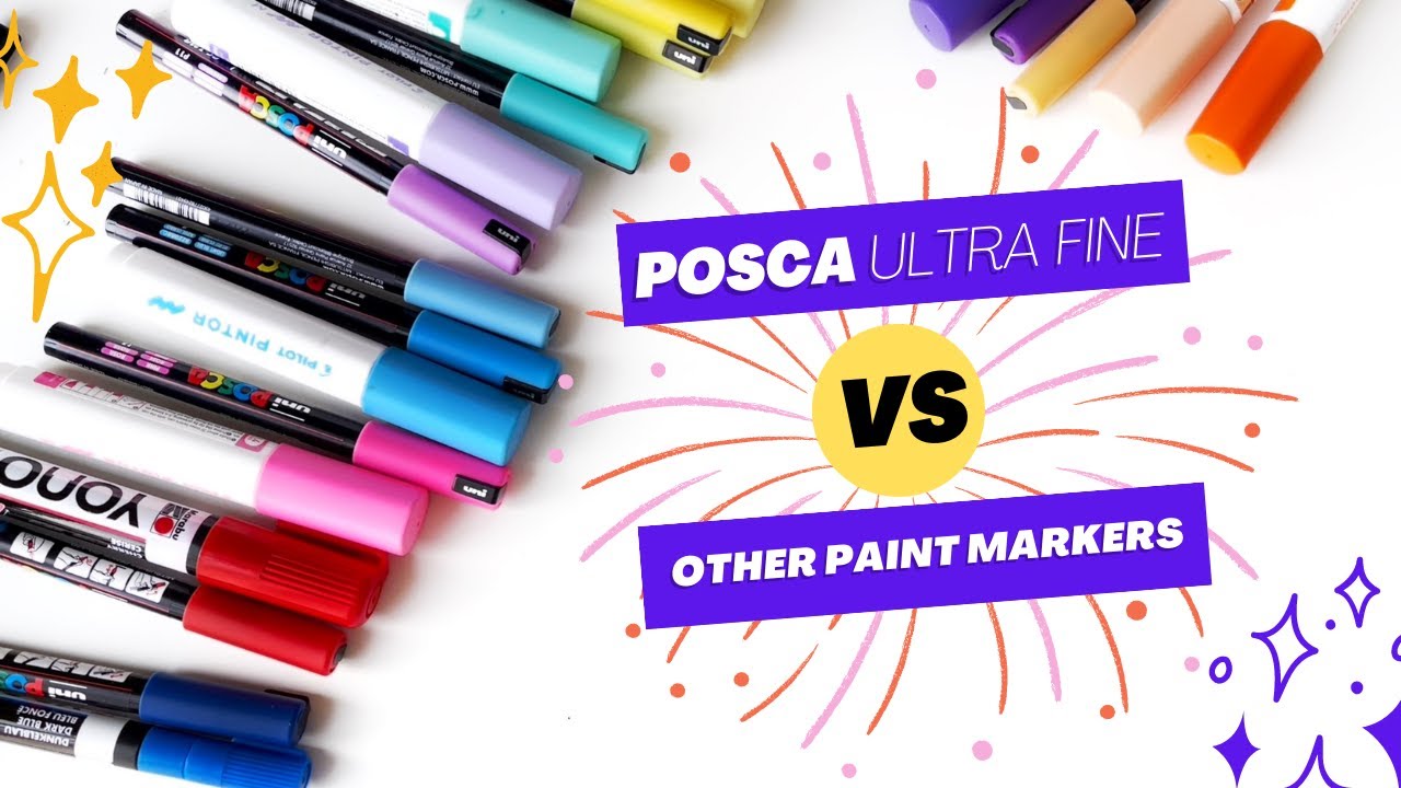 Trying my new POSCA vs cheaper alternatives!