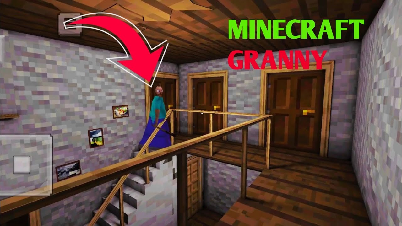 GRANNY MINECRAFT 😱 HORROR ESCAPE GAMEPLAY || GRANNY MINECRAFT MODae