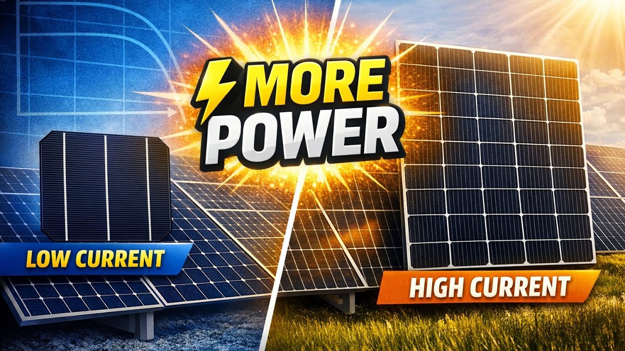 Hindi - Solar Cell Current vs Voltage Explained | M10 vs G12 Modules | Solar Engineering Basics