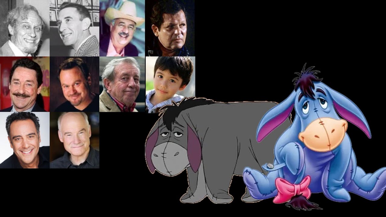 Animated Voice Comparison- Eeyore (Winnie The Pooh)