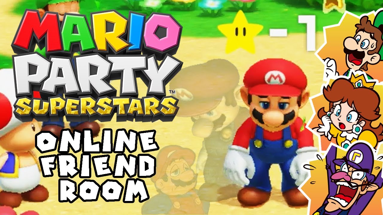Mario Party Superstars - 4-Player Online Match (Woody Woods)