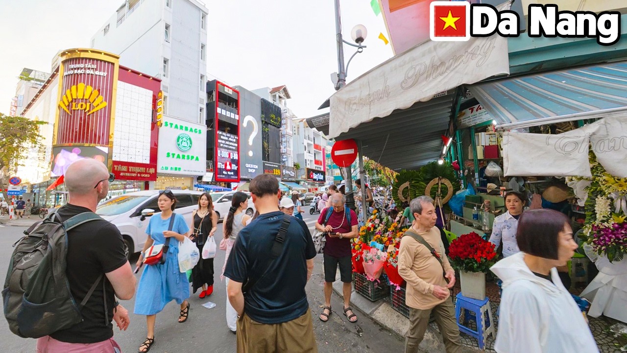 DA NANG VIETNAM 2026 - TRAN PHU Tourist Street Atmosphere Near HAN MARKET Real Street Life