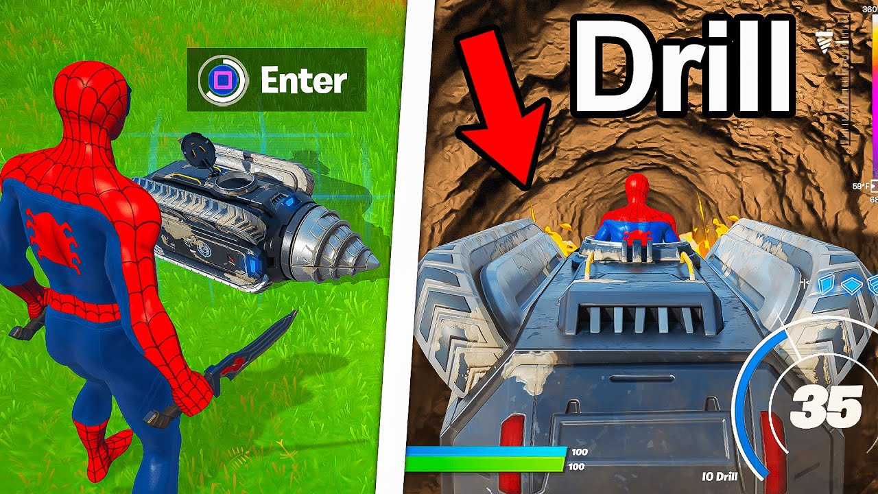 Hiding UNDERGROUND to WIN Hide & Seek! (Fortnite)