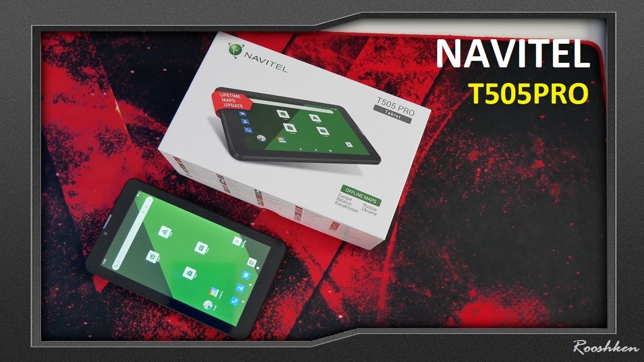 Tablet z nawigacją GPS Navitel w niewygórowanej cenie - Navitel T505 Pro