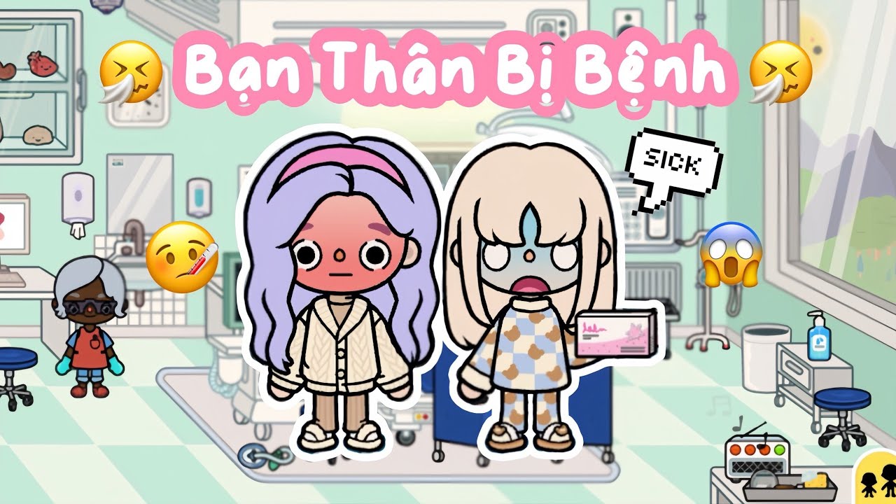 CHĂM BẠN TH&Acirc;N BỊ BỆNH TRONG Đ&Ecirc;M 😱🤧 | Bơ Channel | TOCA BOCA