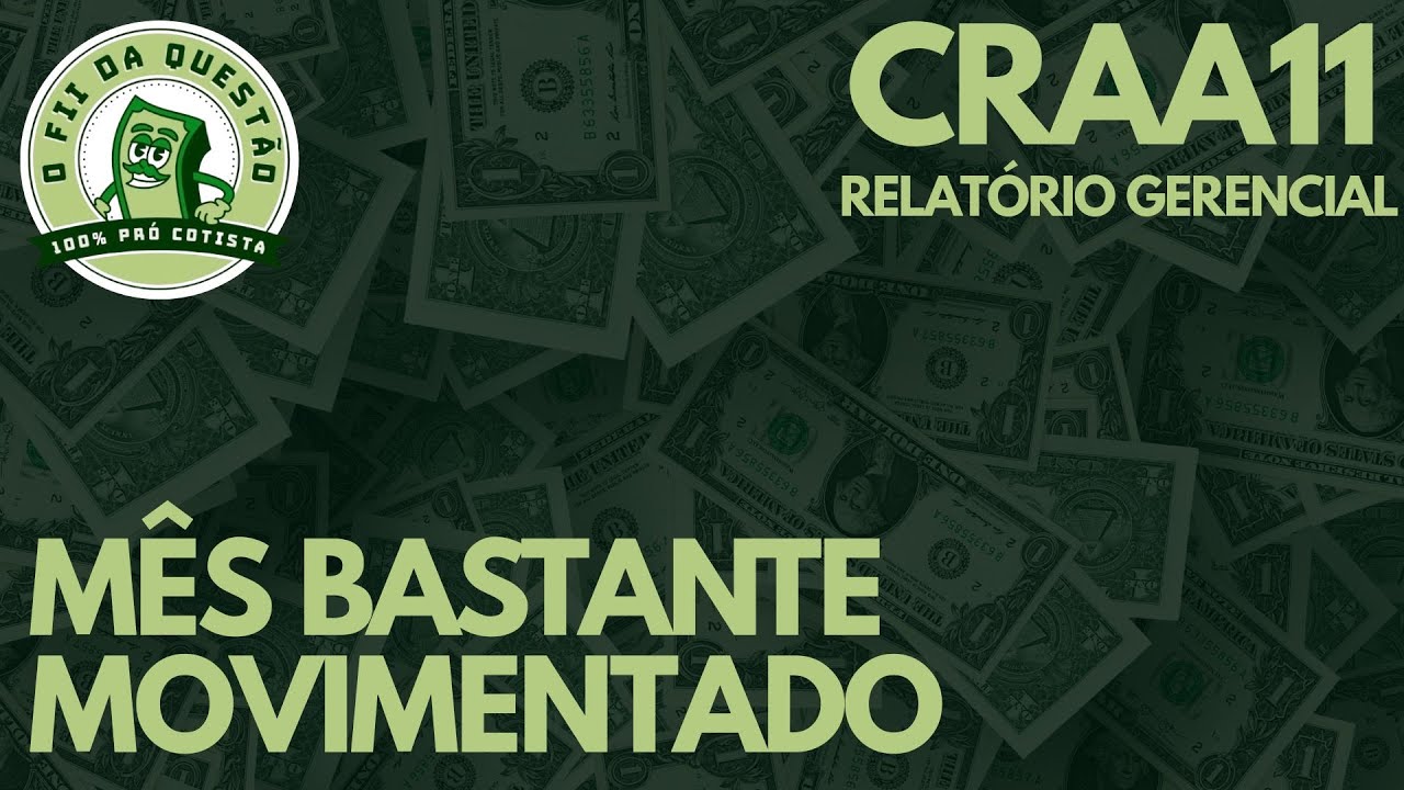 CRAA11 - DE OLHO NA DISTRIBUIÇÃO