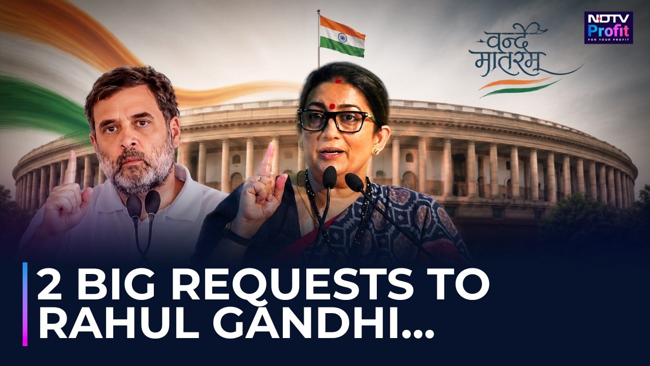 Smriti Irani&rsquo;s BIG Vande Mataram Appeal To Congress | 