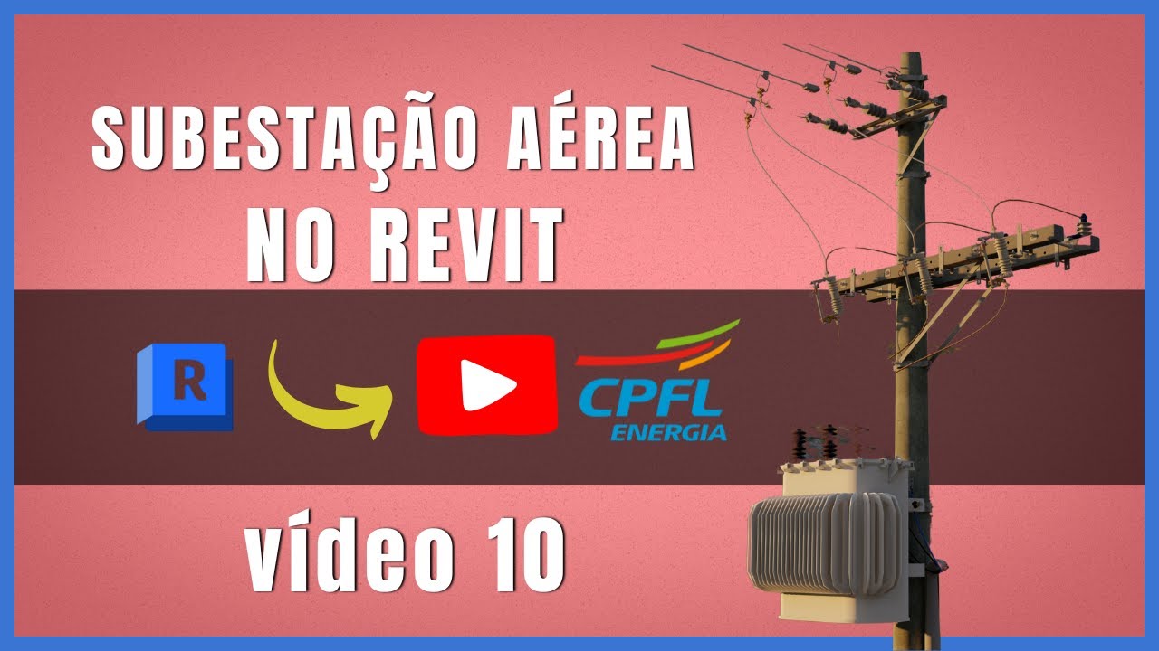 Vídeo 10 - Subestação Aérea no REVIT Desenho 7 da GED 2859 - Eletrodo de aterramento