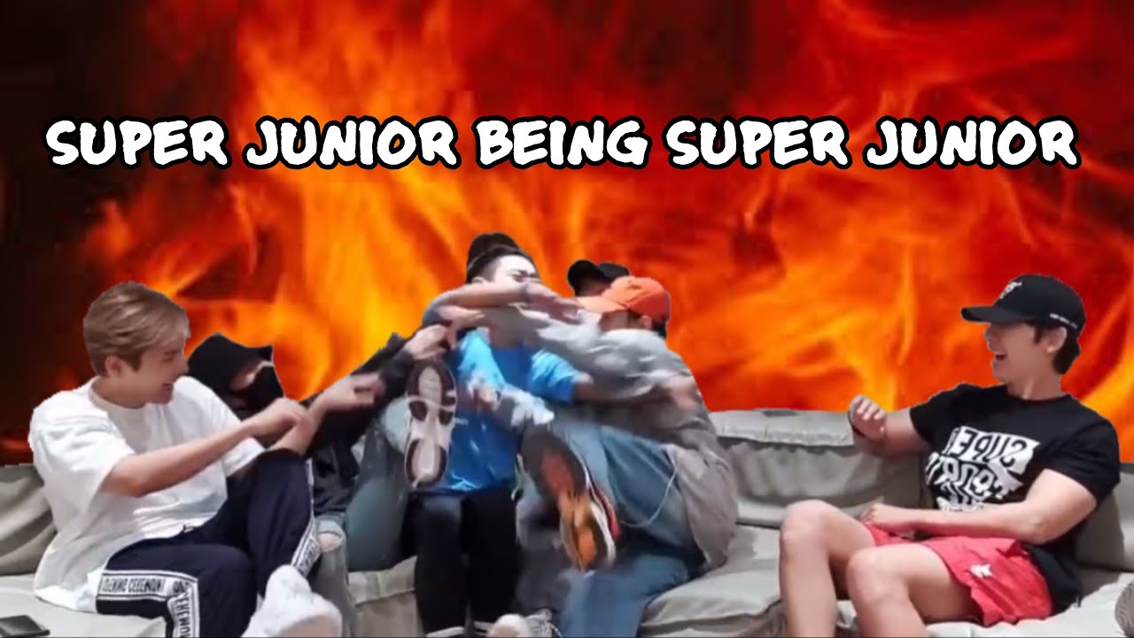SUPER JUNIOR being SUPER JUNIOR for 17 minutes STRAIGHT