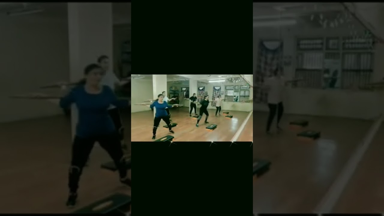 steper with stick workout in RIM FITNESS HUB only for LADIES 💪👍