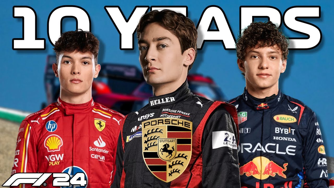 I added PORSCHE PENSKE to F1 24 MyTeam Career and SIMULATED 10 SEASONS!